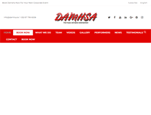 Tablet Screenshot of damhsa.ie